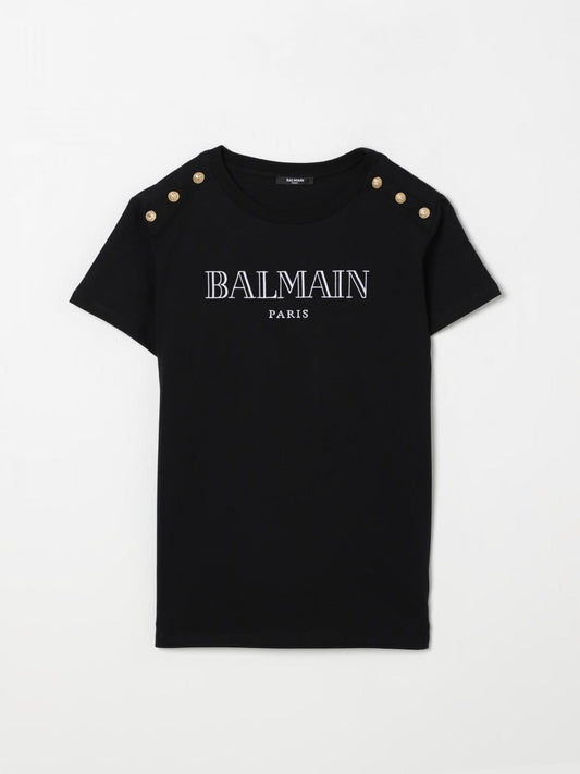 Balmain T Shirt Kids Black