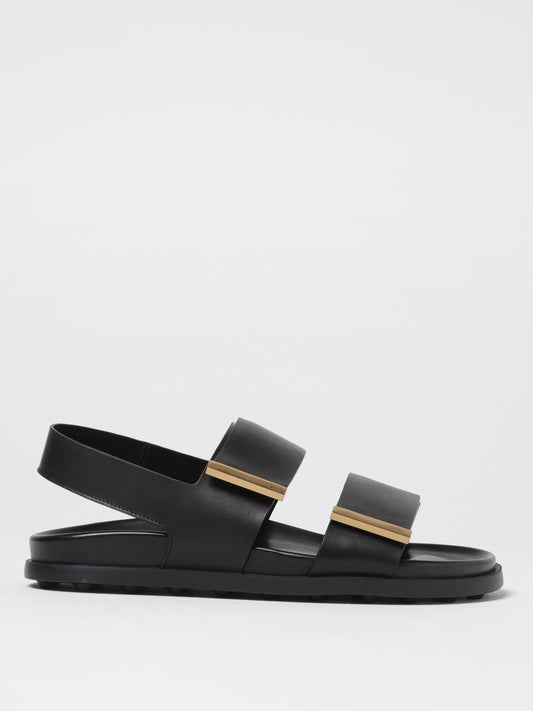 Tod's Flat Sandals Woman Black