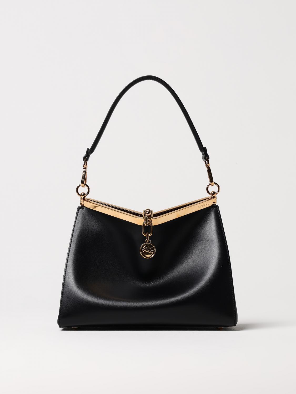 Etro Shoulder Bag Woman Gnawed Blue