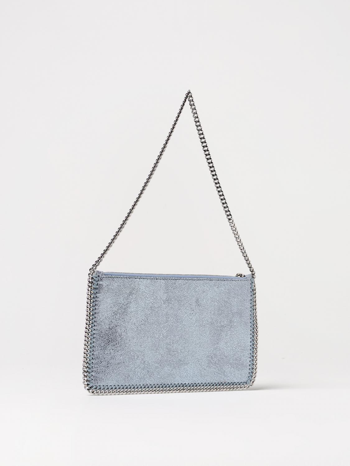 Stella Mccartney Shoulder Bag Woman Gnawed Blue