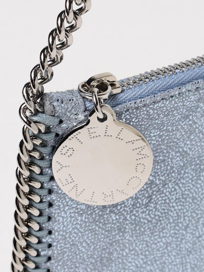 Stella Mccartney Shoulder Bag Woman Gnawed Blue