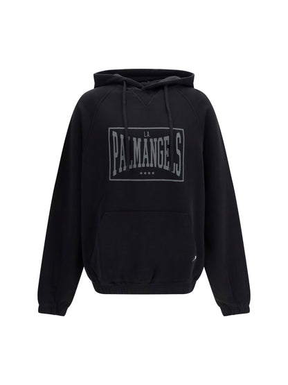 Palm Angels Vintage Box Logo Hoodie - Black-Grey