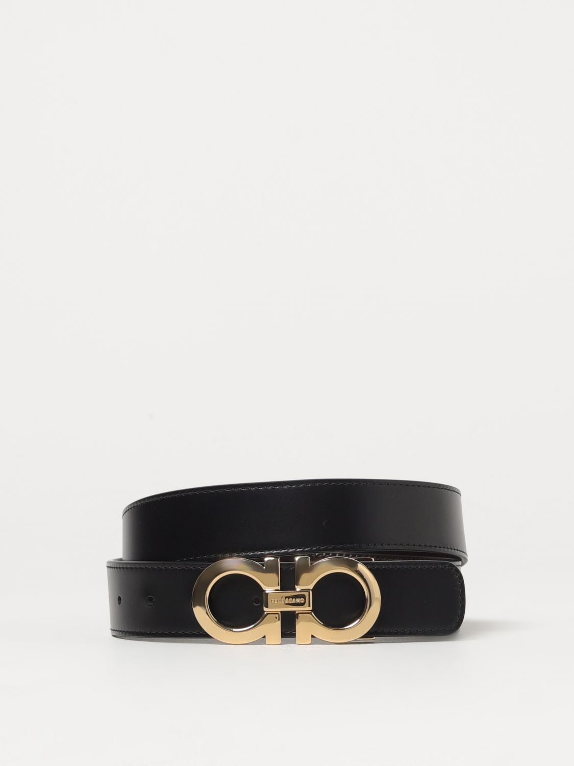 Ferragamo Belt Men Black