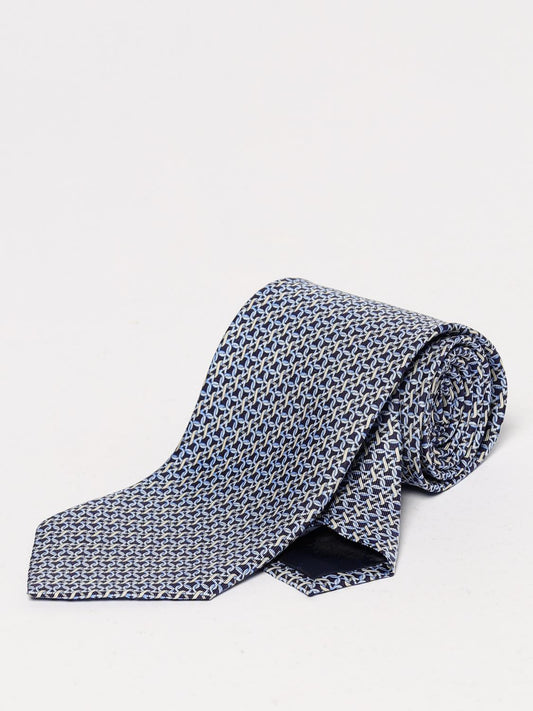 Ferragamo Tie Men Blue