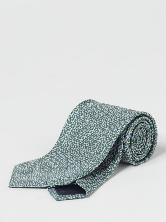 Ferragamo Tie Men Green