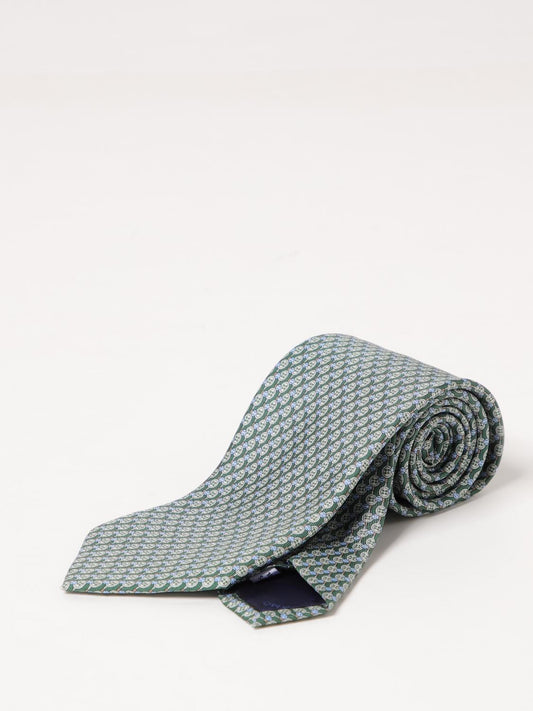 Ferragamo Tie Men Green