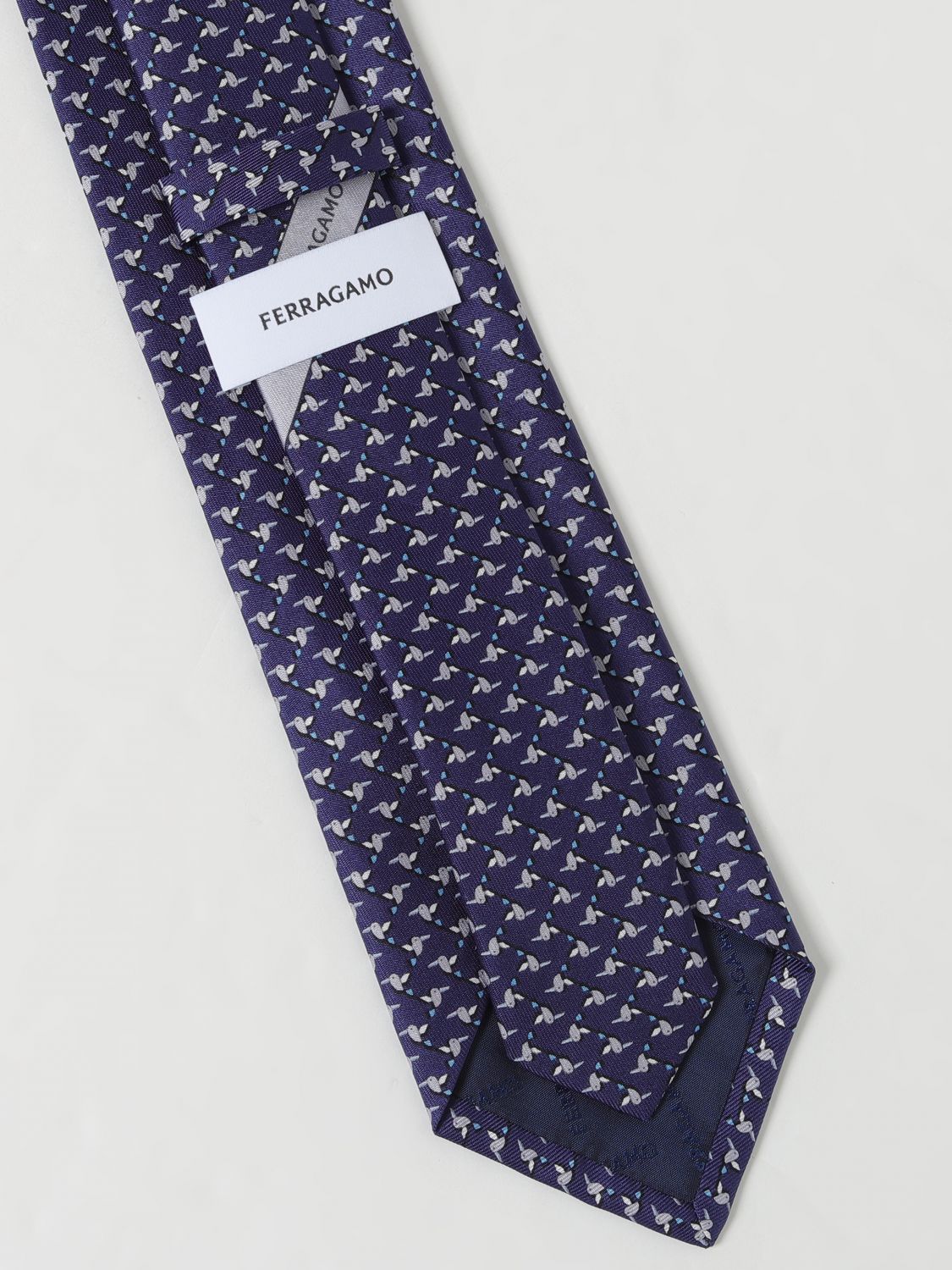 Ferragamo Tie Men Navy