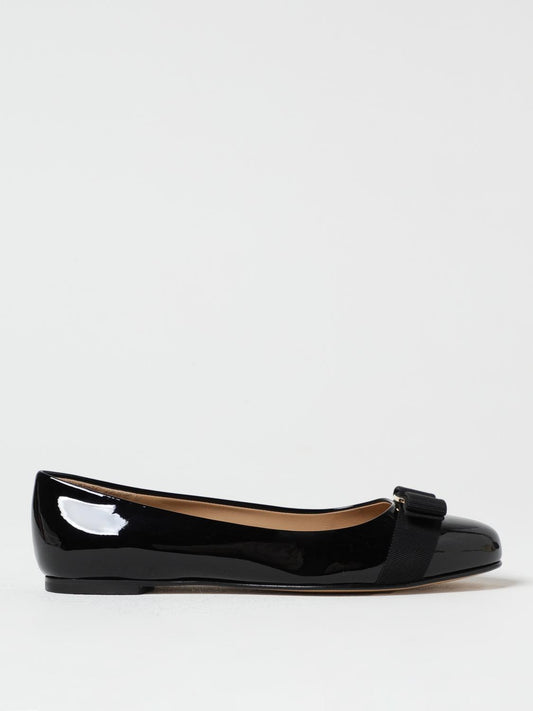 Ferragamo Ballet Flats Woman Black