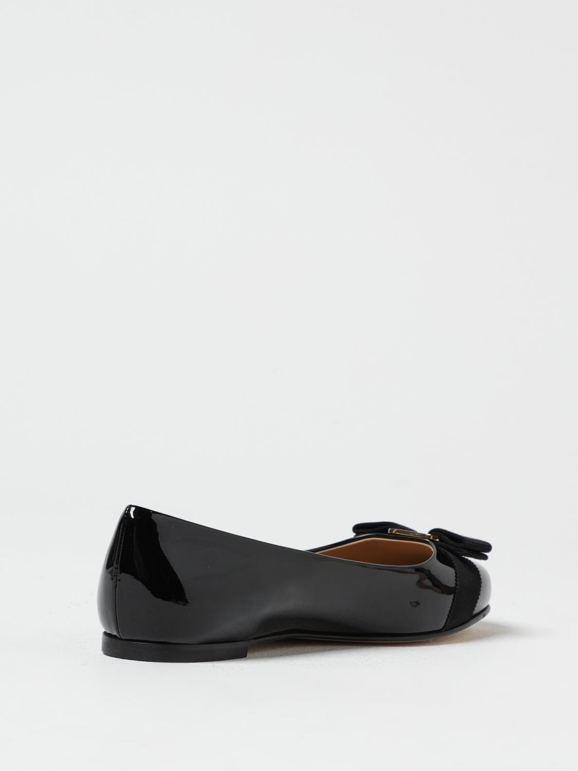 Ferragamo Ballet Flats Woman Black