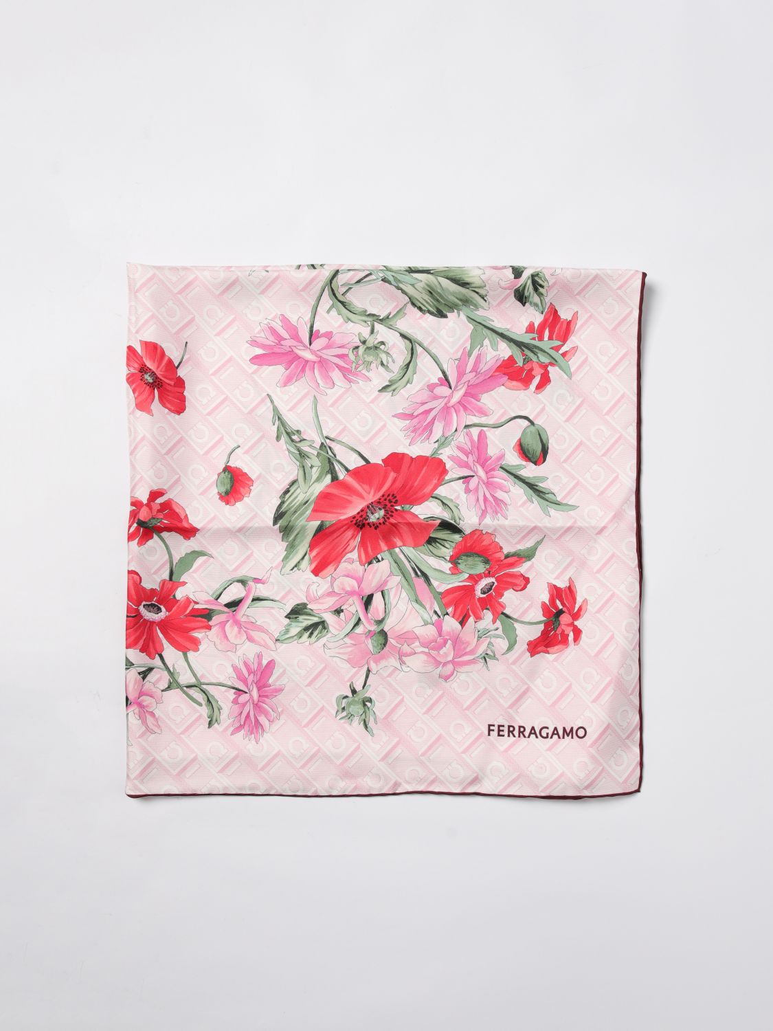 Ferragamo Neck Scarf Woman Pink