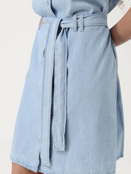 A.P.C. Dress Woman Gnawed Blue