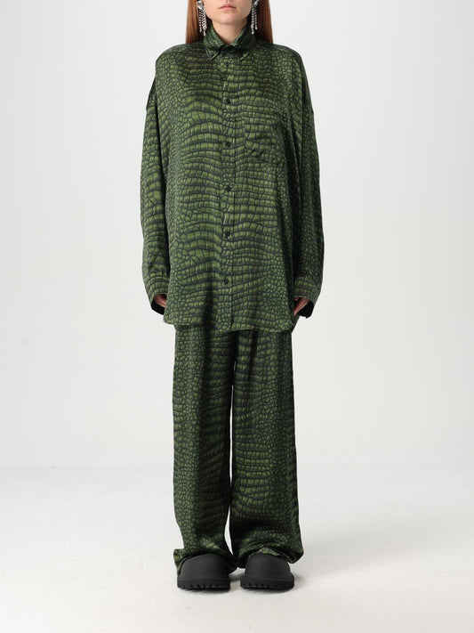 Balenciaga Shirt Woman Green