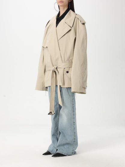 Balenciaga Trench Coat Woman Beige