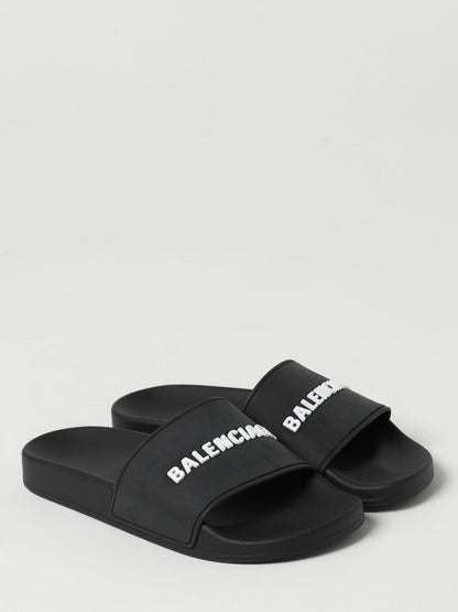 Balenciaga Flat Sandals Woman Black