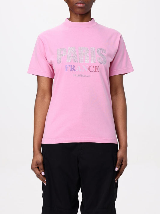 Balenciaga T Shirt Woman Pink