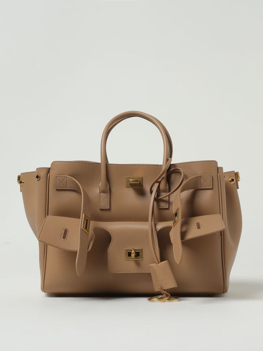 Balenciaga Shoulder Bag Woman Yellow Cream