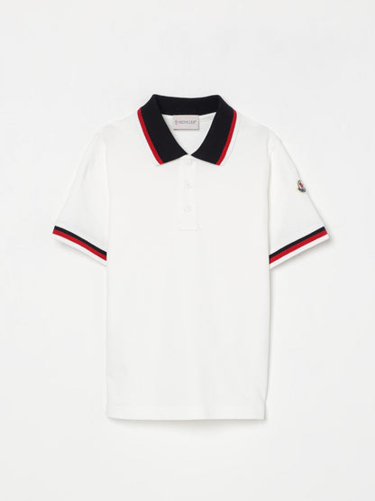 Moncler Polo Shirt Kids Navy
