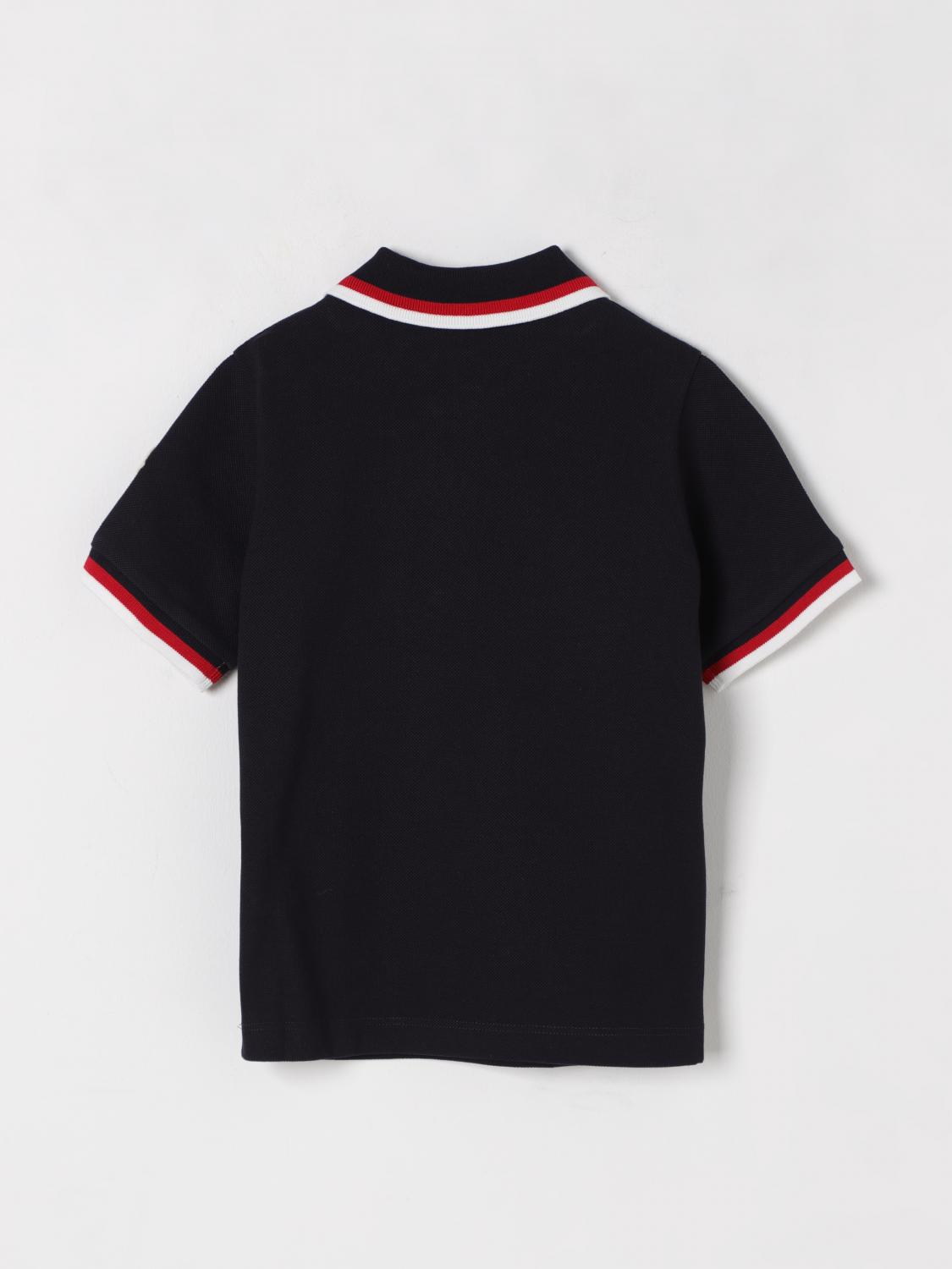 Moncler Polo Shirt Kids Navy