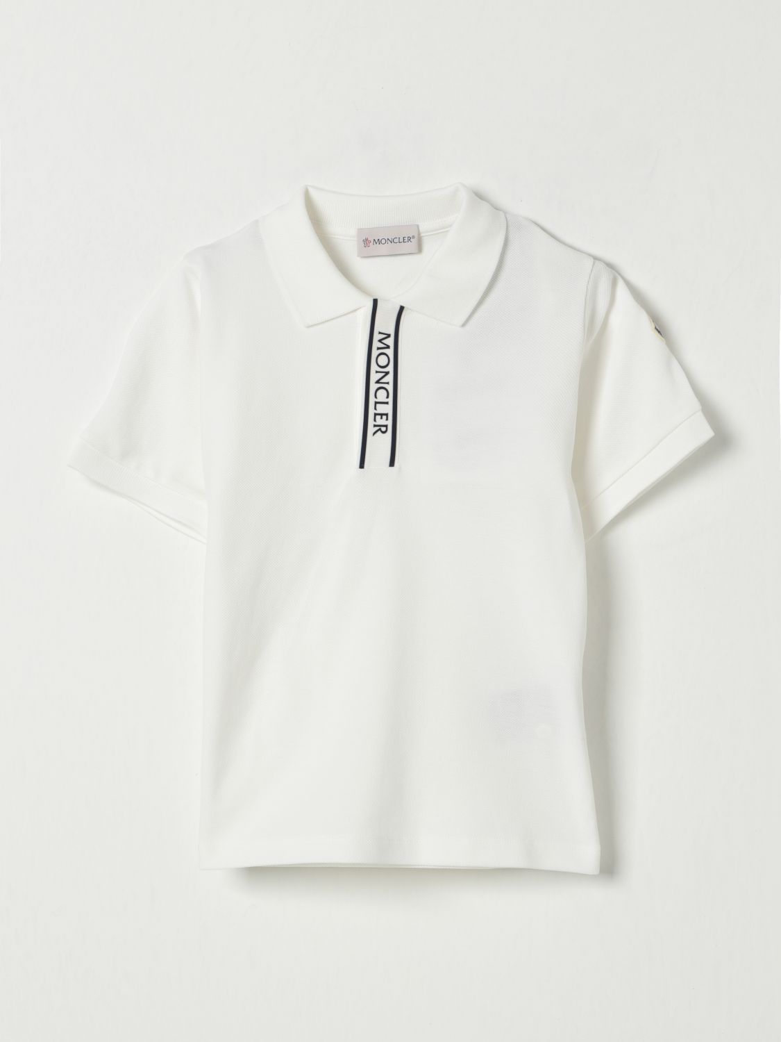 Moncler Polo Shirt Kids White