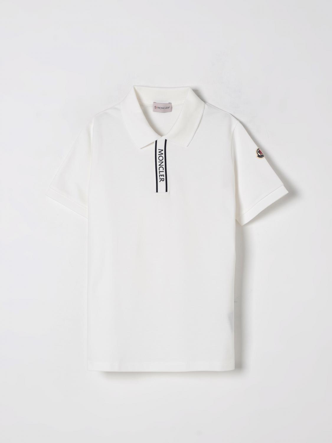 Moncler Polo Shirt Kids White
