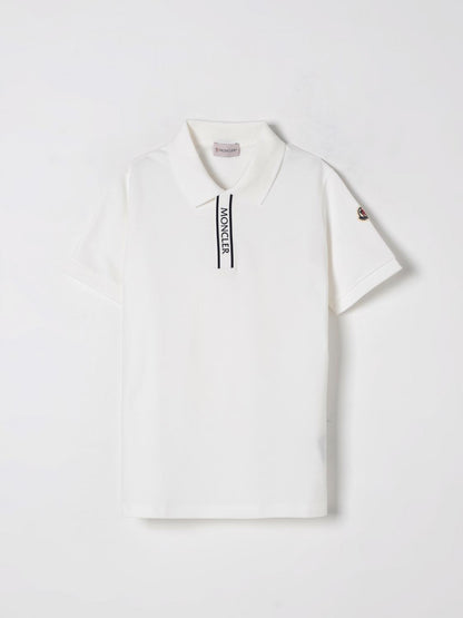 Moncler Polo Shirt Kids White