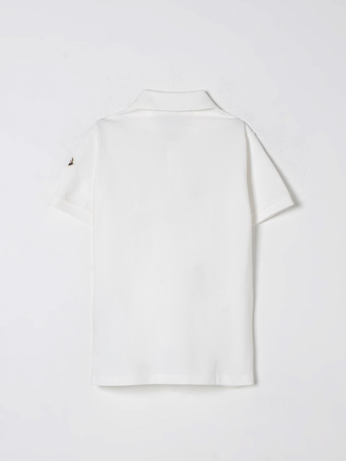 Moncler Polo Shirt Kids White