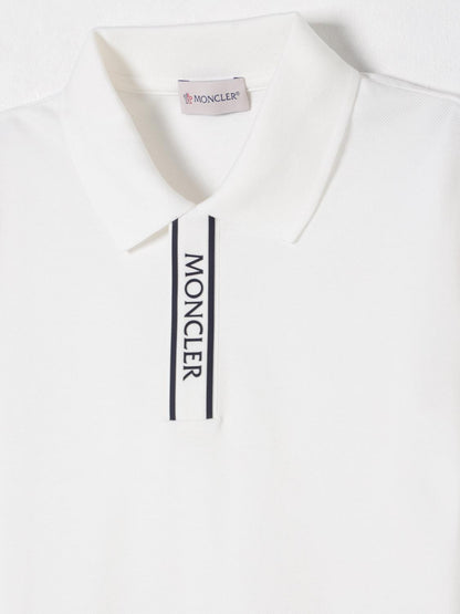 Moncler Polo Shirt Kids White
