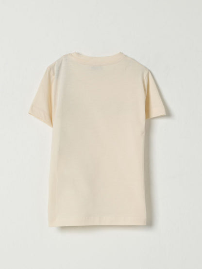 Moncler T Shirt Kids Yellow Cream