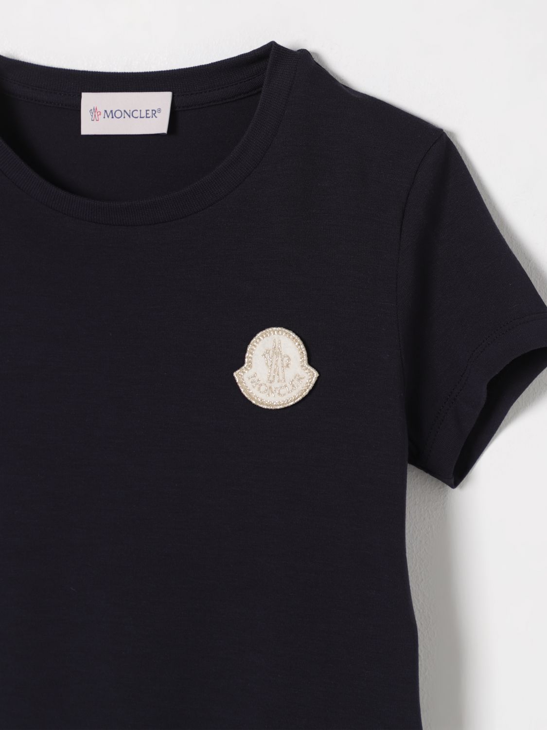 Moncler T Shirt Kids Navy