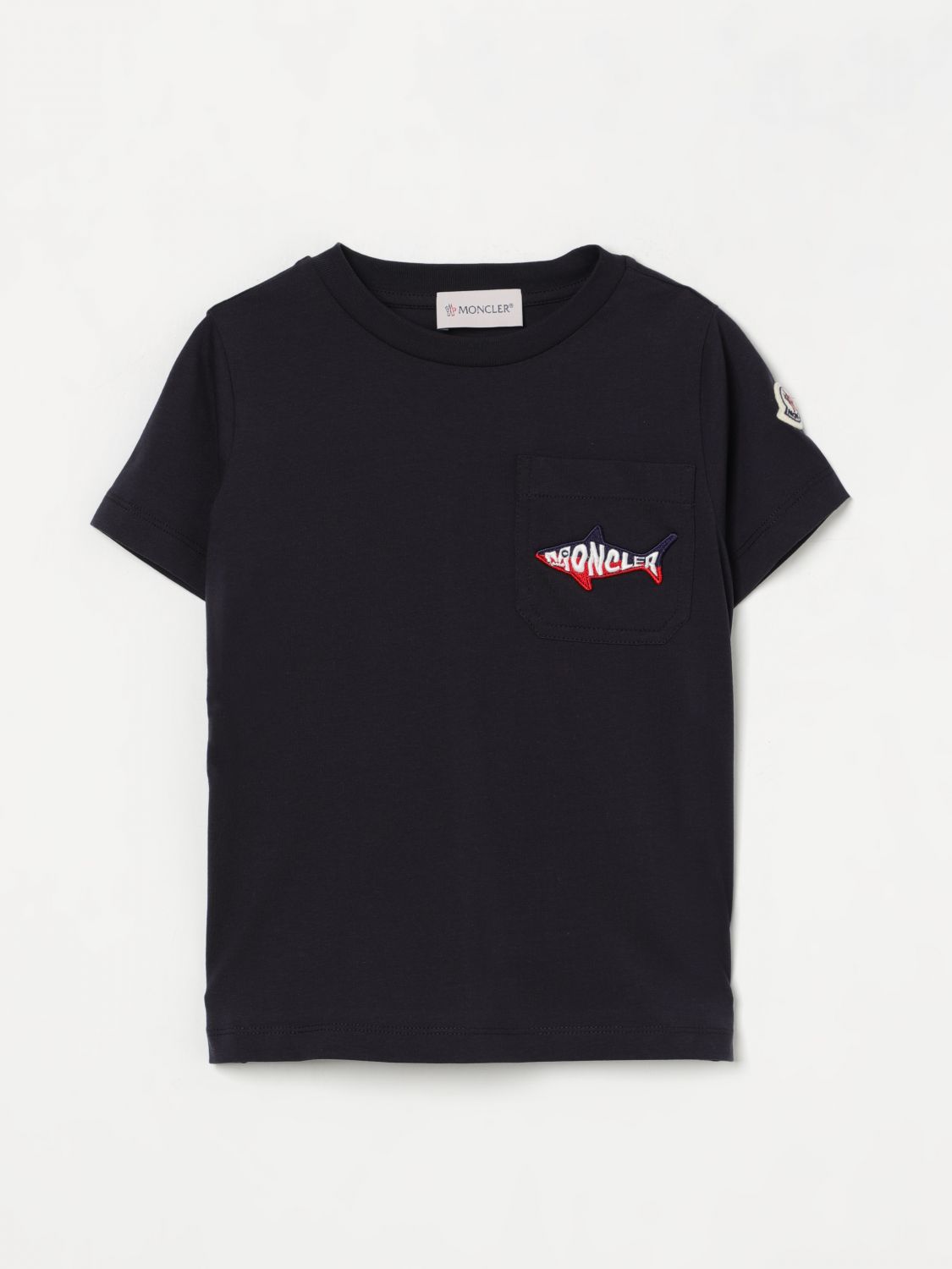 Moncler T Shirt Kids Navy