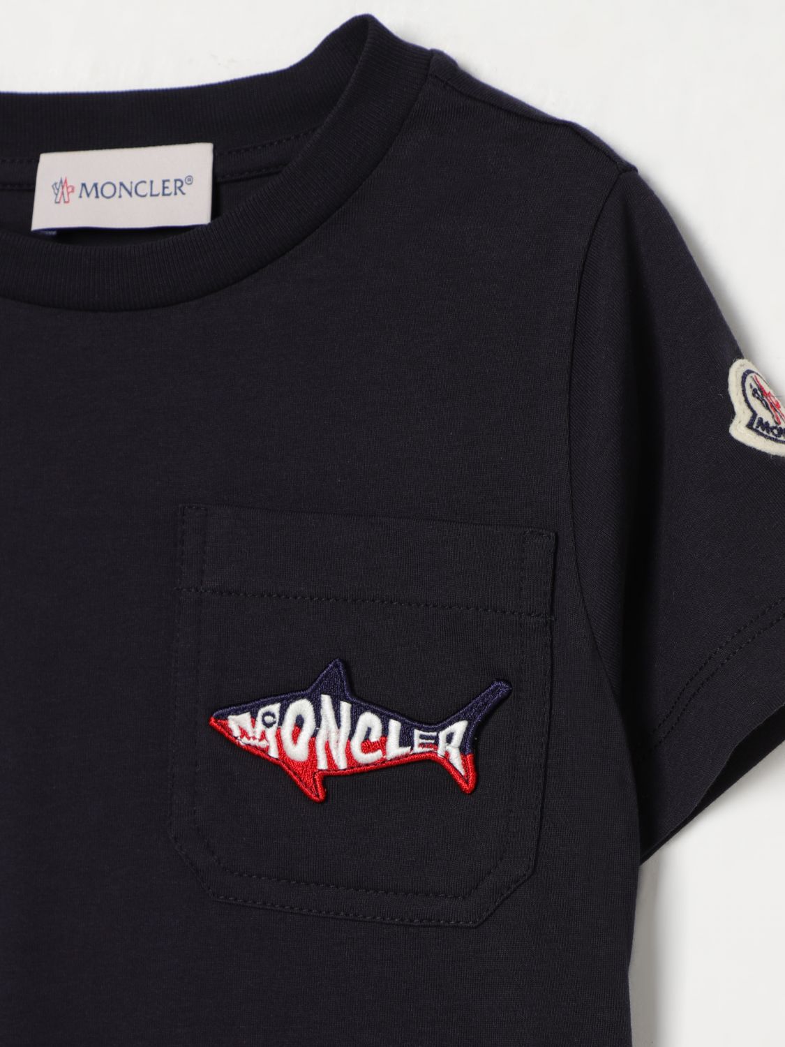 Moncler T Shirt Kids Navy