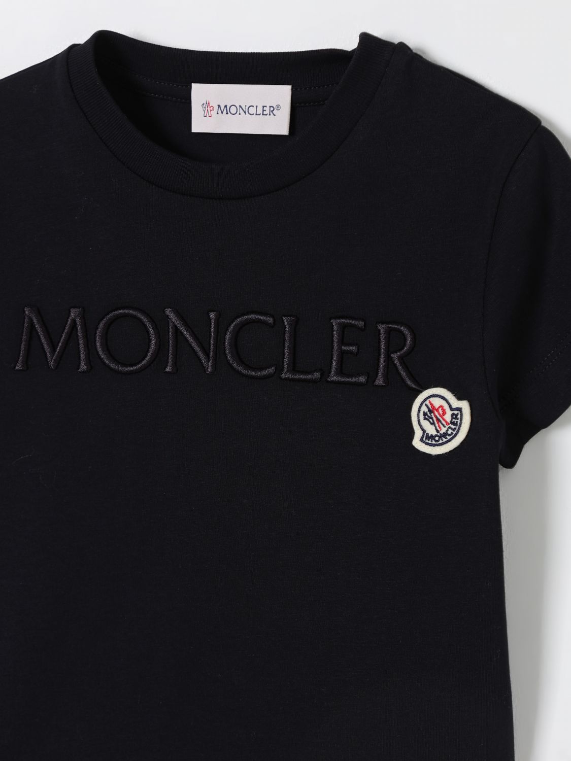 Moncler T Shirt Kids Turquoise