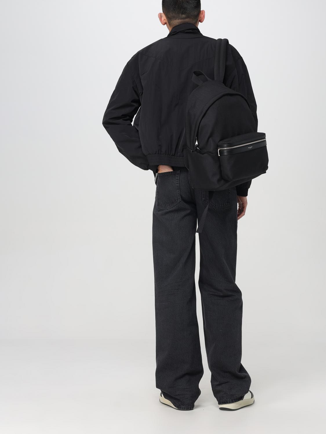 Saint Laurent Backpack Men Black