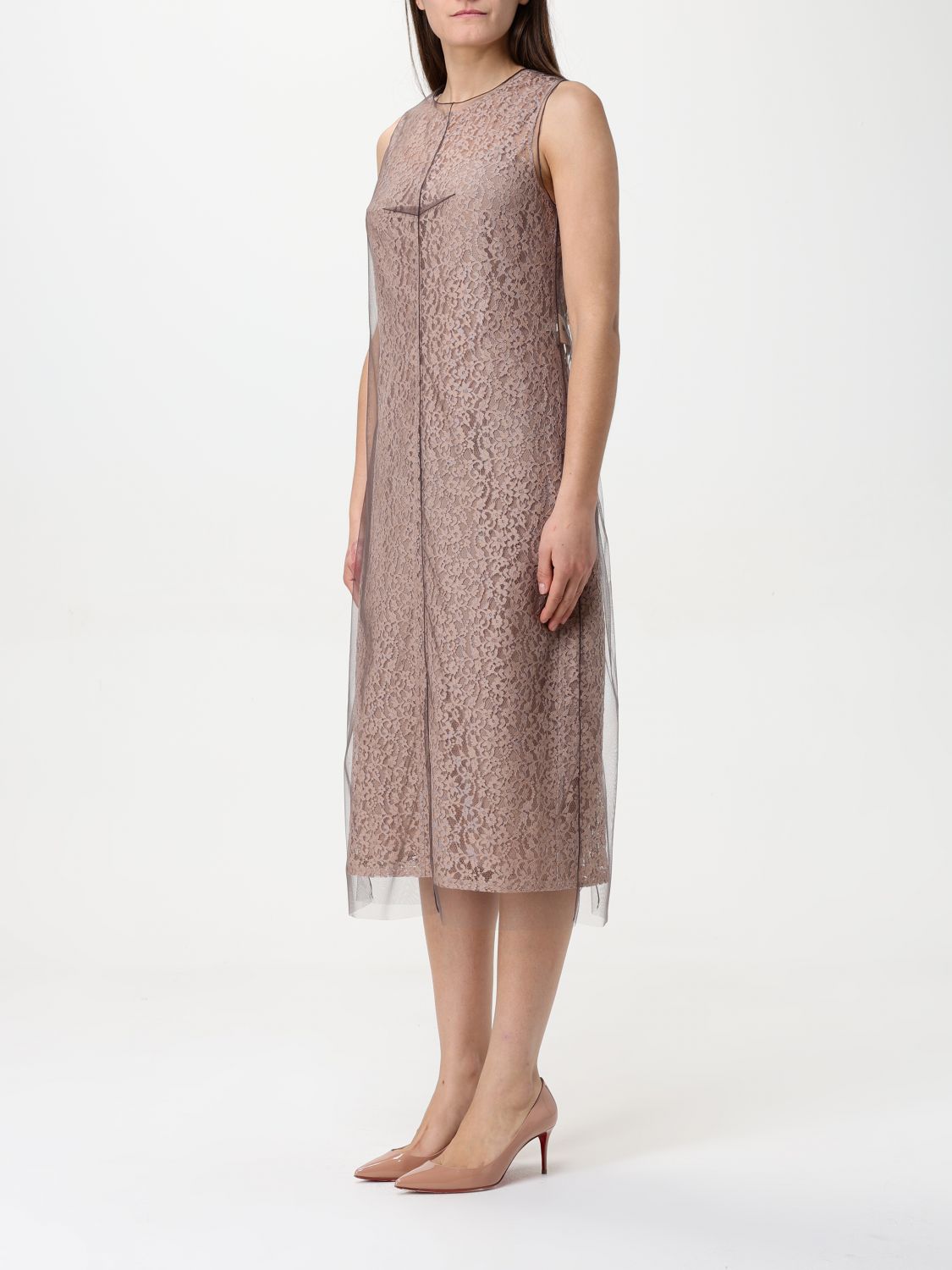 Fendi Dress Woman Blush Pink
