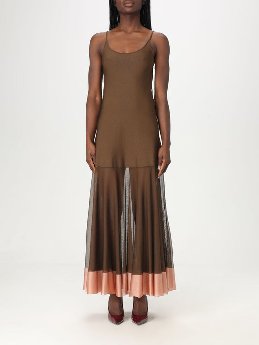 Fendi Dress Woman Brown