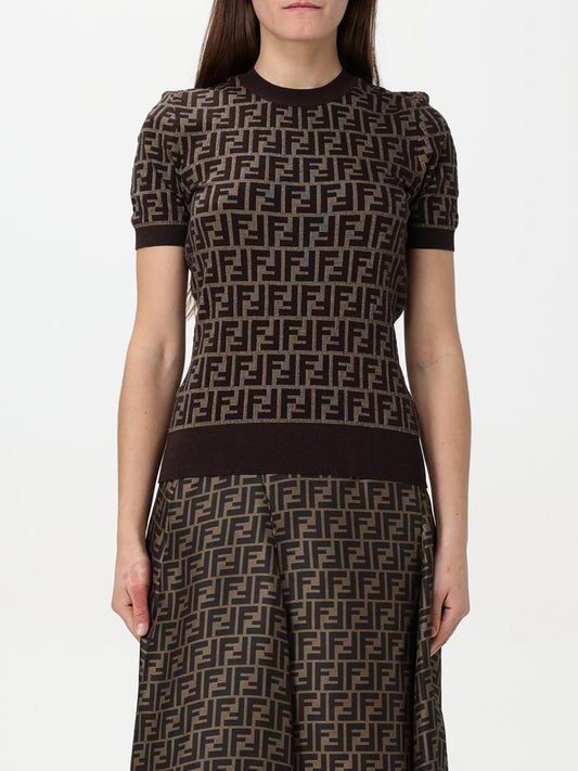 Fendi Sweater Woman Tobacco