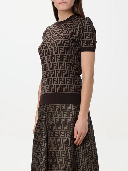 Fendi Sweater Woman Tobacco