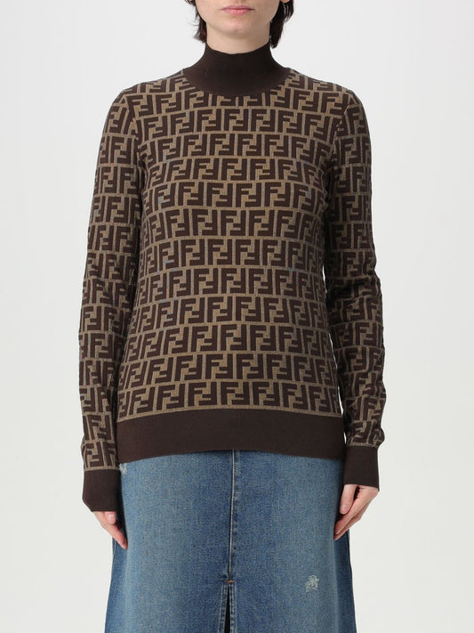 Fendi Sweater Woman Tobacco