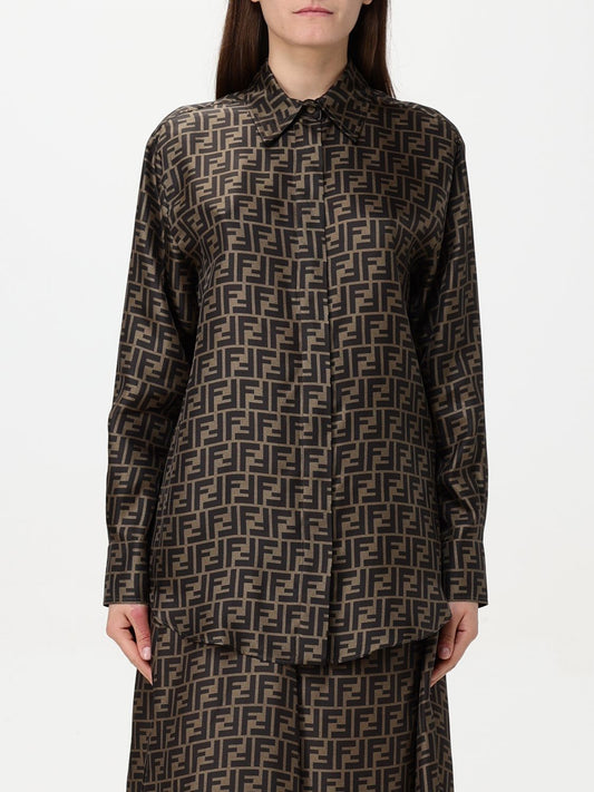 Fendi Shirt Woman Tobacco