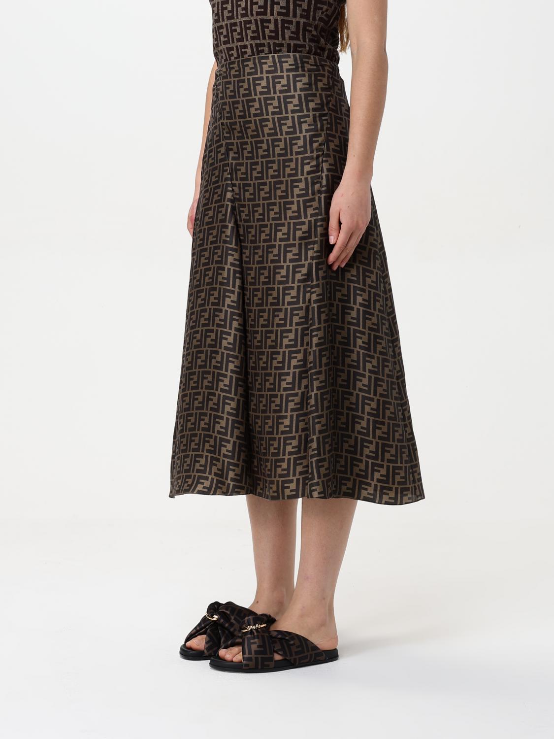 Fendi Skirt Woman Mud