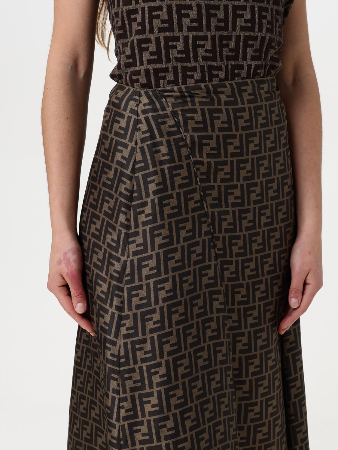 Fendi Skirt Woman Mud