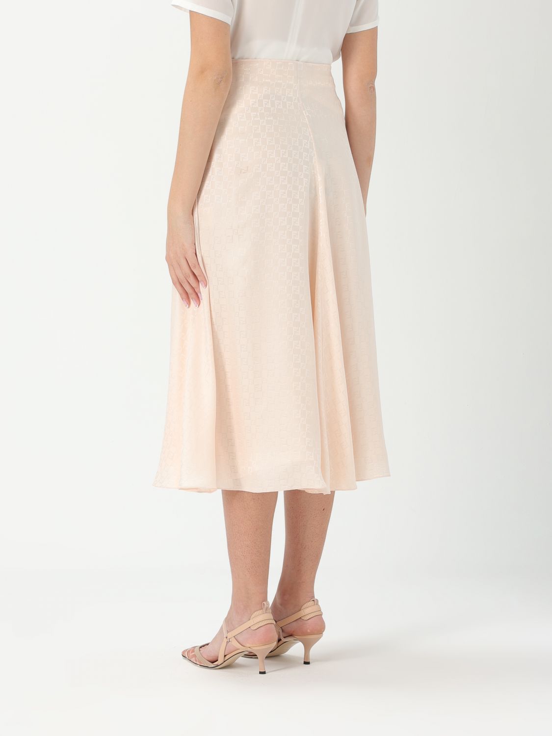 Fendi Skirt Woman Peach