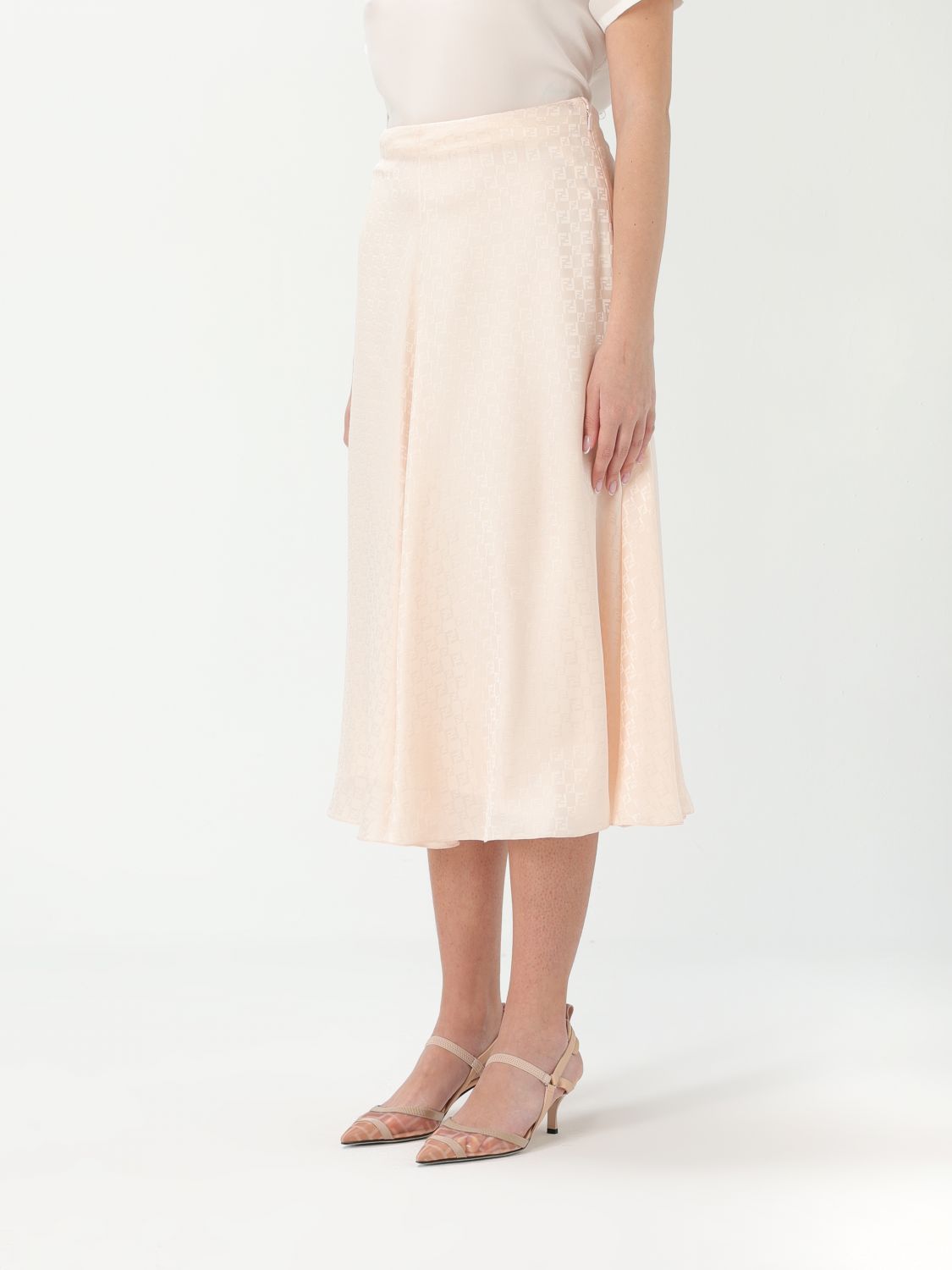 Fendi Skirt Woman Peach