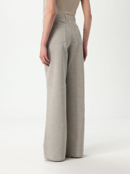 Fendi Pants Woman Beige