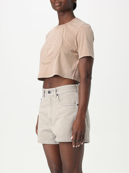 Fendi T Shirt Woman Beige
