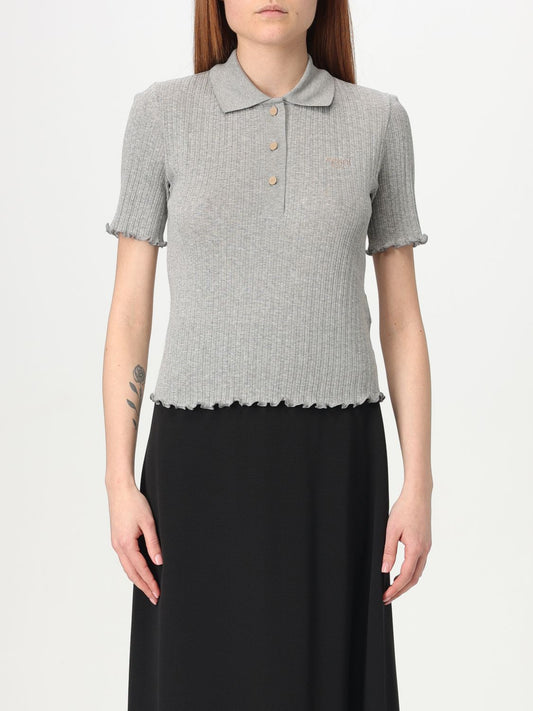Fendi Polo Shirt Woman Grey