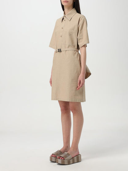 Fendi Dress Woman Beige