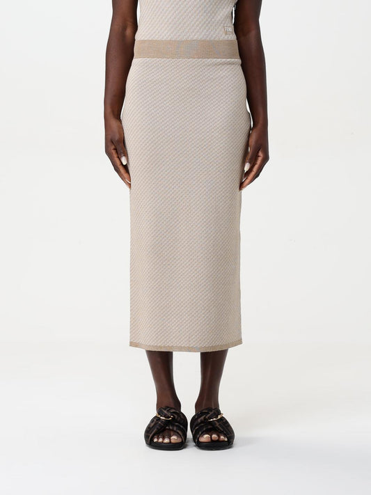 Fendi Skirt Woman Beige
