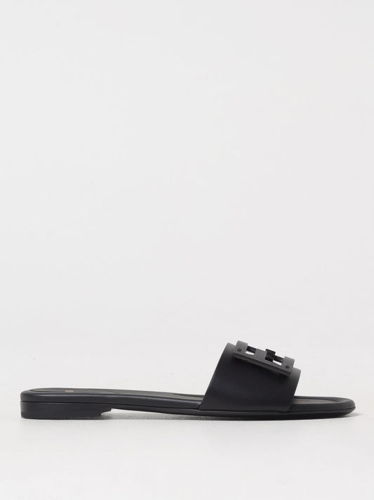 Fendi Flat Sandals Woman Black