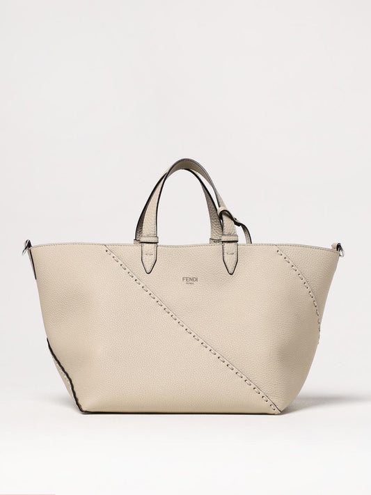 Fendi Shoulder Bag Men Yellow Cream